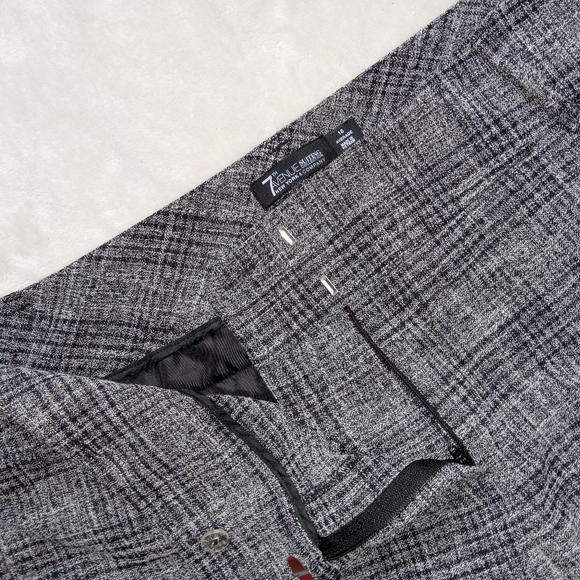 7th Ave NY&CO Black & Gray Knit Wide Leg Trousers size 18 - Picture 3 of 12